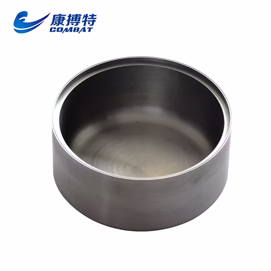 Dia (10-500) *H (10-750) mm*Wt (8-20) mm Industrial Combat Plywood Box 13mm Thick Crucibles W1 Tungsten Crucible